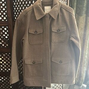 LIGHT BROWN FOUR POCKET JACKET